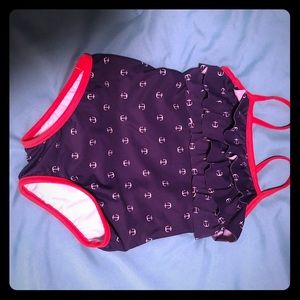 Anchor themed toddler swimsuit